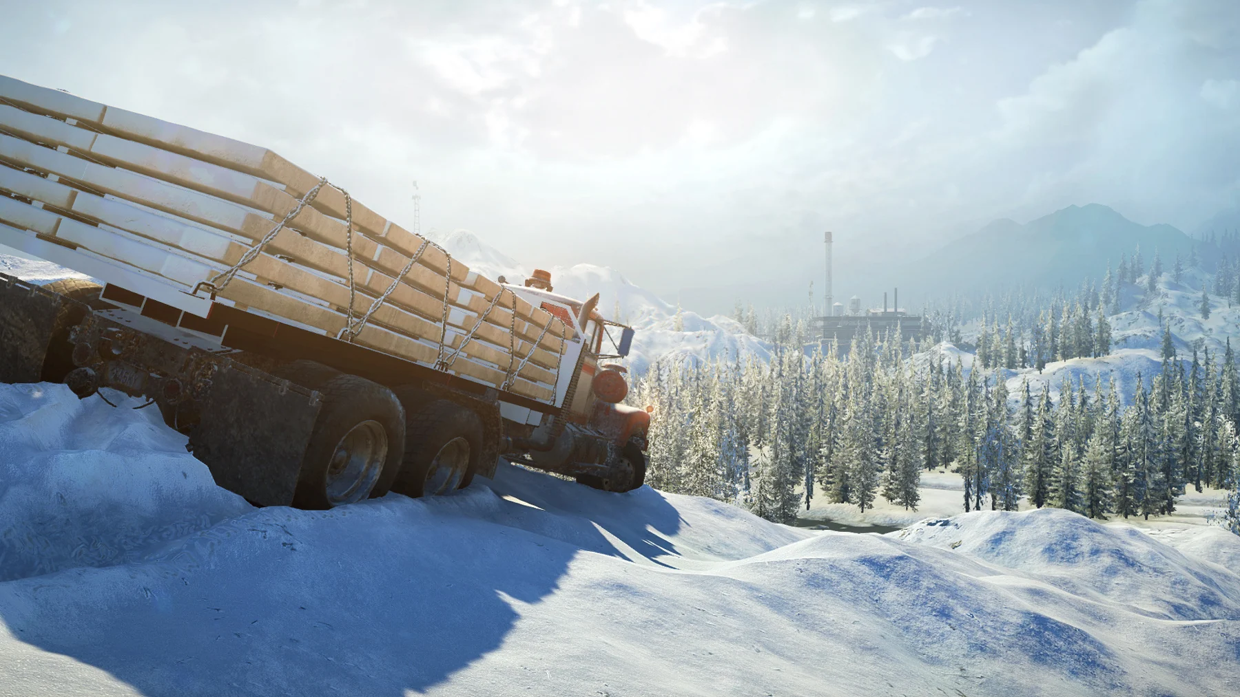 SnowRunner game scene