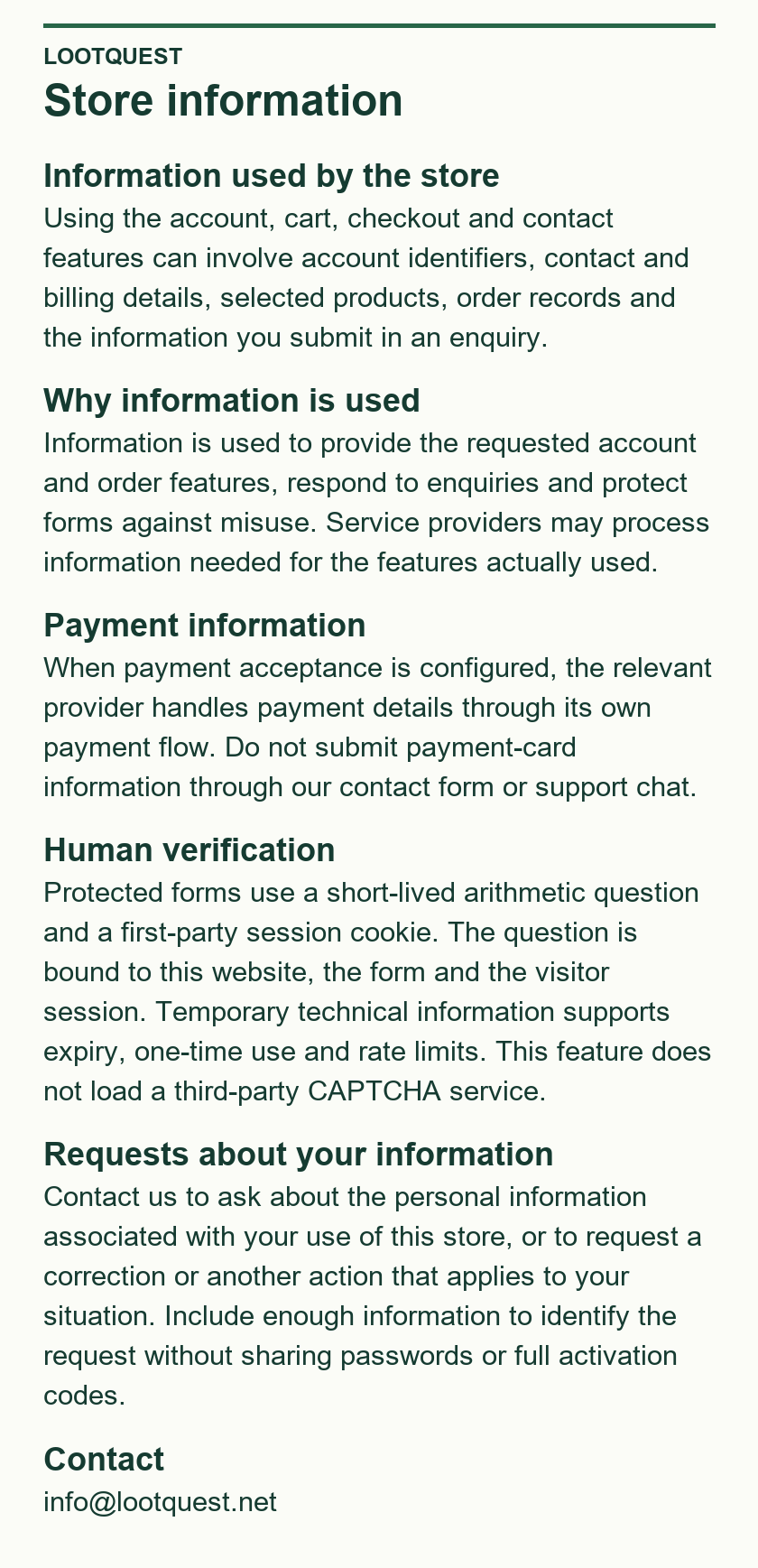 Privacy Policy — LootQuest